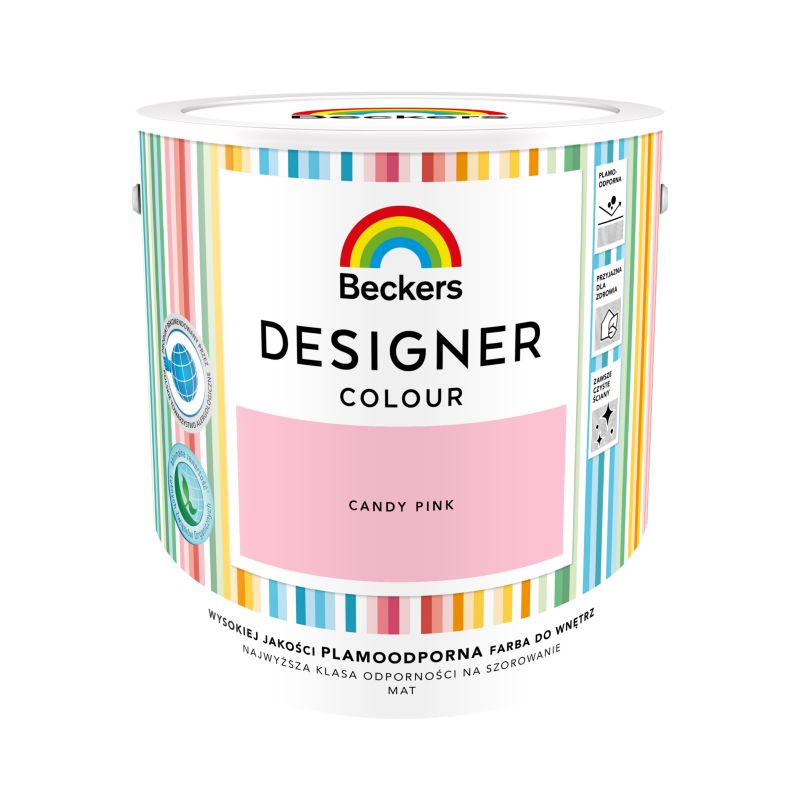 Farba kolorowa Beckers Designer candy pink 2,5 l