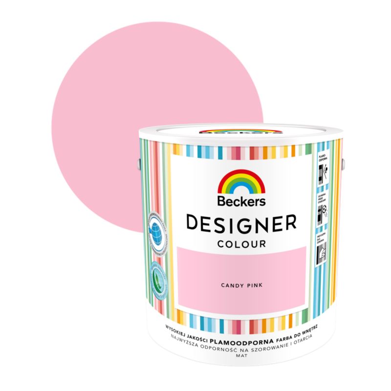 Farba kolorowa Beckers Designer candy pink 2,5 l