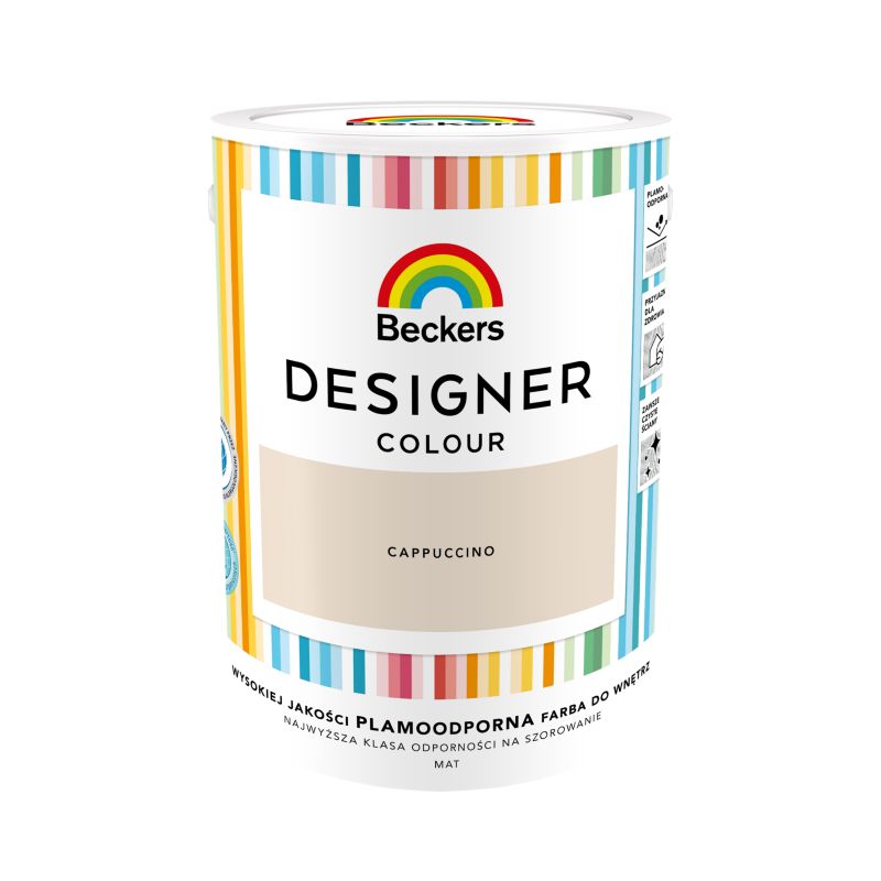 Farba kolorowa Beckers Designer cappuccino 5 l
