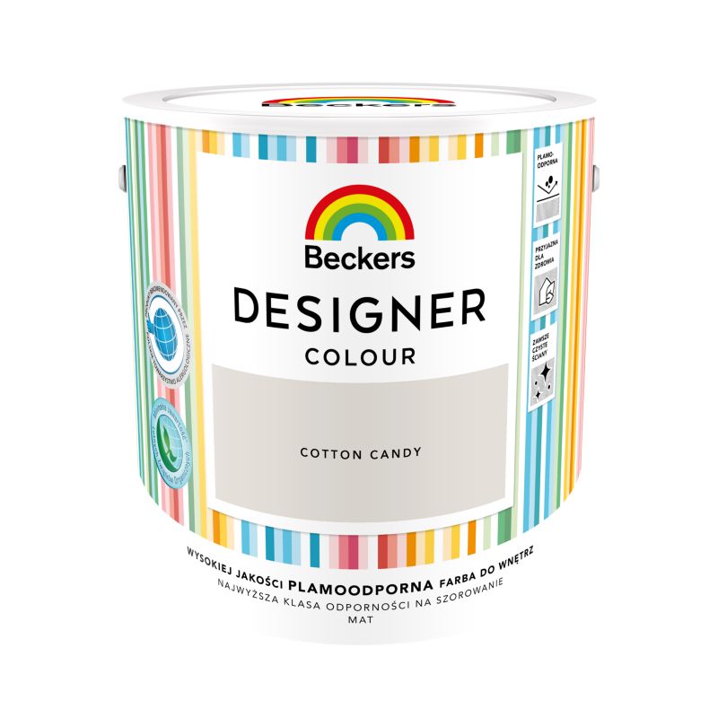Farba kolorowa Beckers Designer cotton candy 2,5 l
