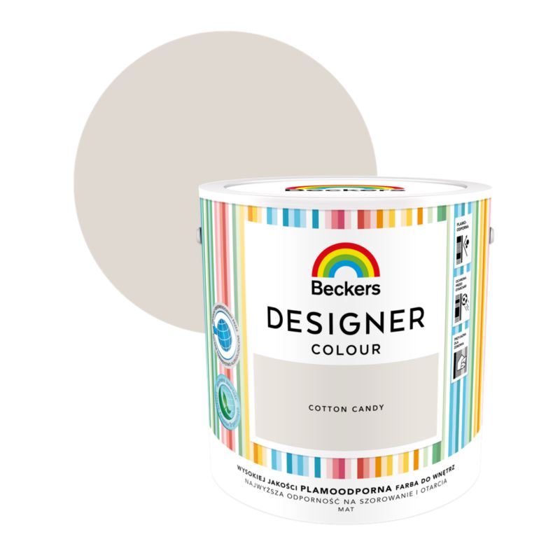 Farba kolorowa Beckers Designer cotton candy 2,5 l