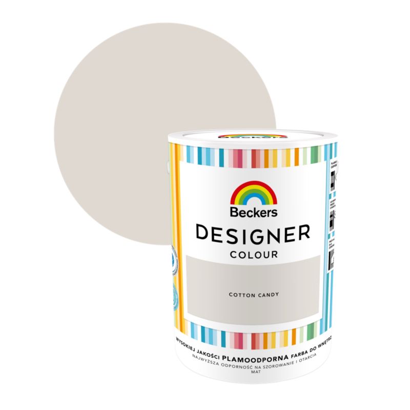 Farba kolorowa Beckers Designer cotton candy 5 l