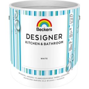 Farba kolorowa Beckers Designer Kitchen&Bathroom white 2,5 l