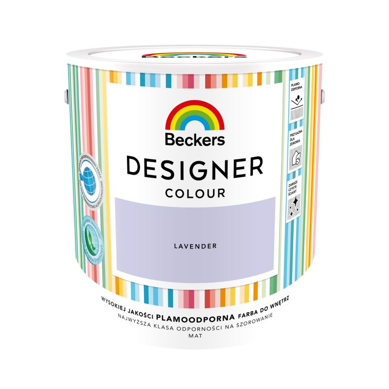 Farba kolorowa Beckers Designer lavender 2,5 l