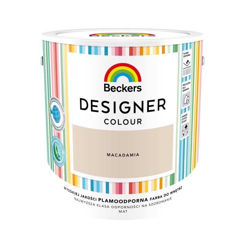 Farba kolorowa Beckers Designer macadamia 2,5 l