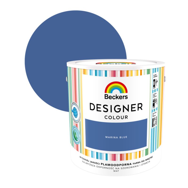 Farba kolorowa Beckers Designer marina blue 2,5 l