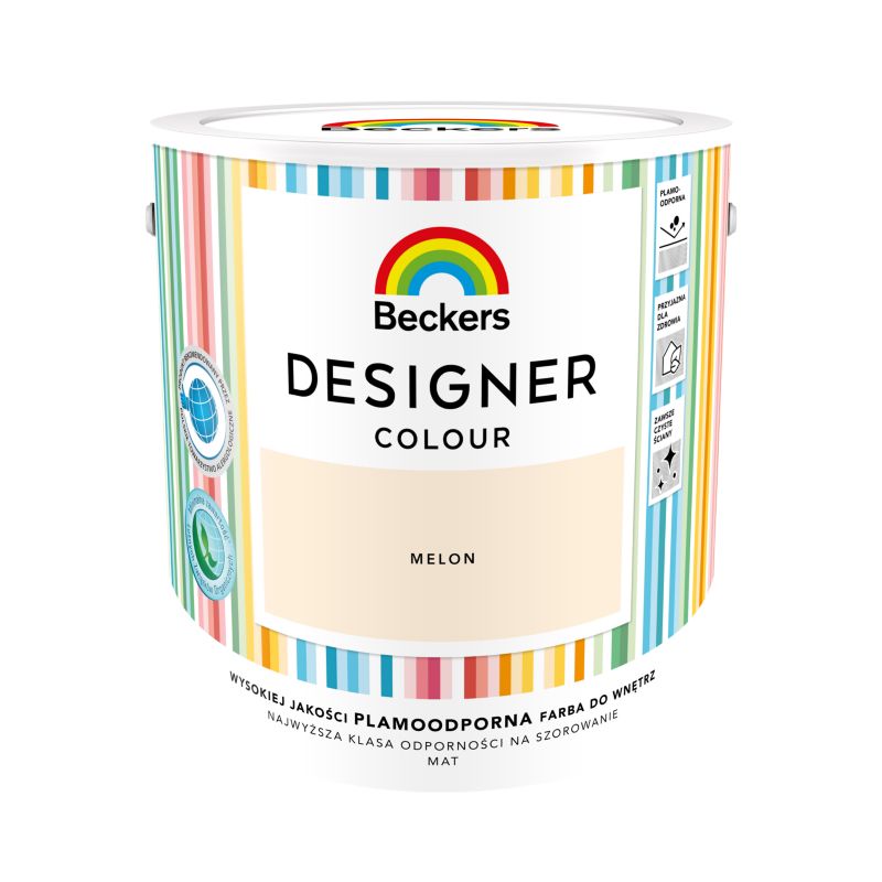 Farba kolorowa Beckers Designer melon 2,5 l