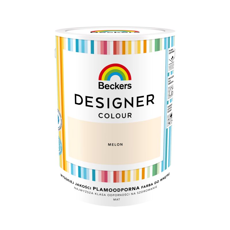 Farba kolorowa Beckers Designer melon 5 l