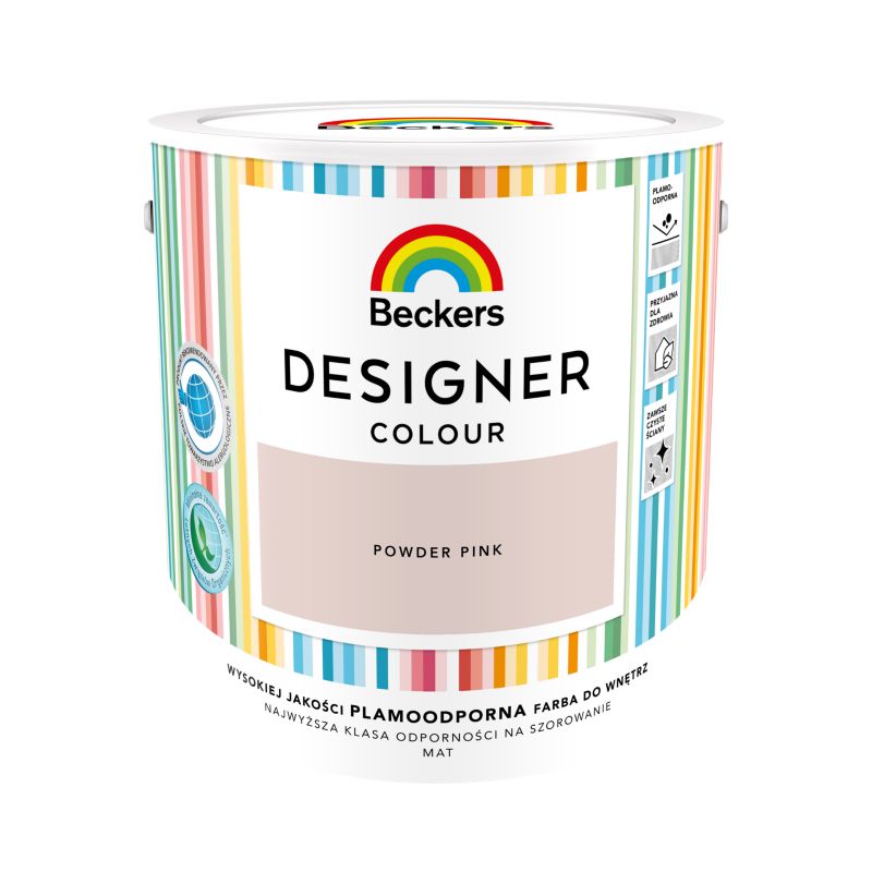 Farba kolorowa Beckers Designer powder pink 2,5 l