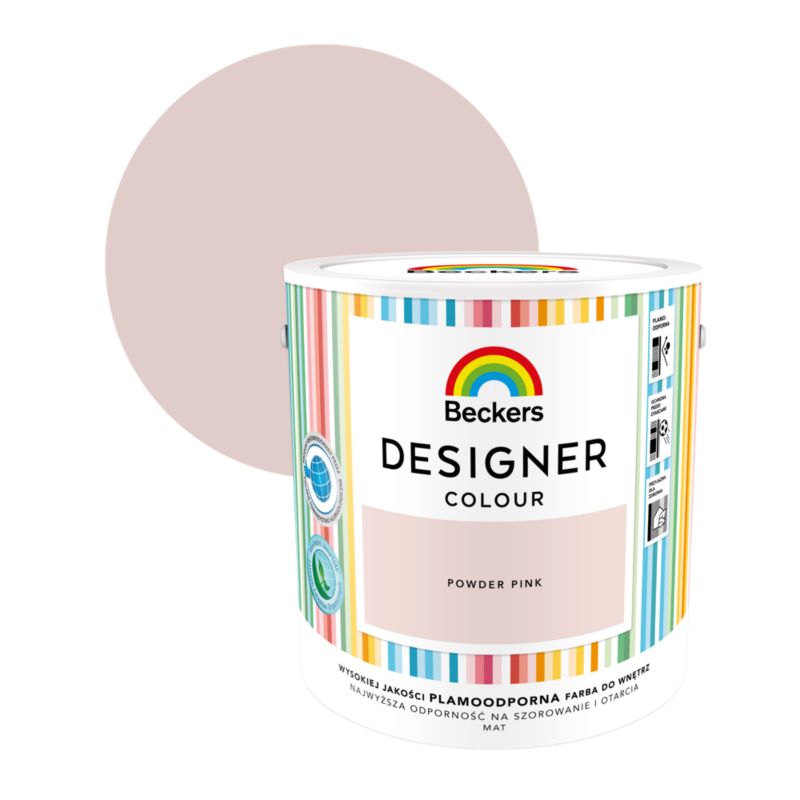 Farba kolorowa Beckers Designer powder pink 2,5 l