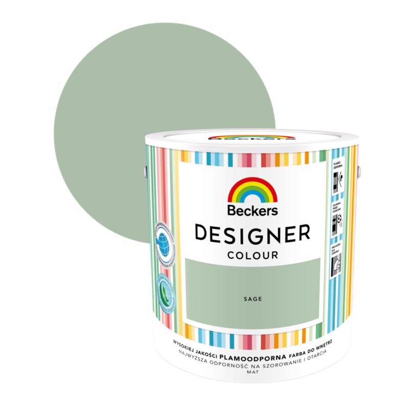 Farba kolorowa Beckers Designer sage 2,5 l