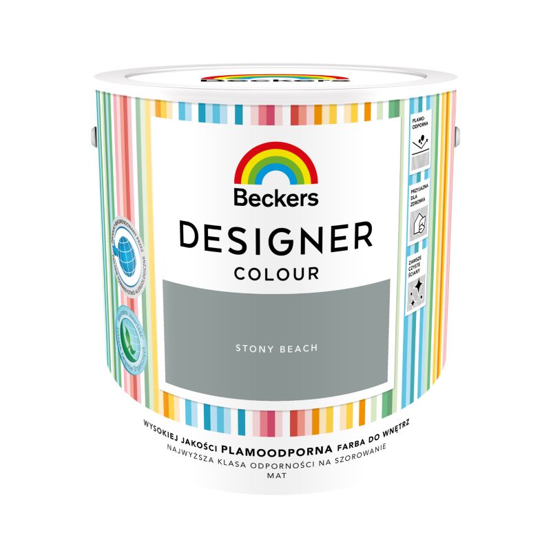 Farba kolorowa Beckers Designer stony beach 2,5 l