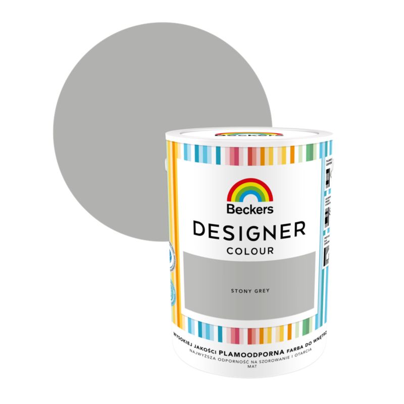 Farba kolorowa Beckers Designer stony grey 5 l
