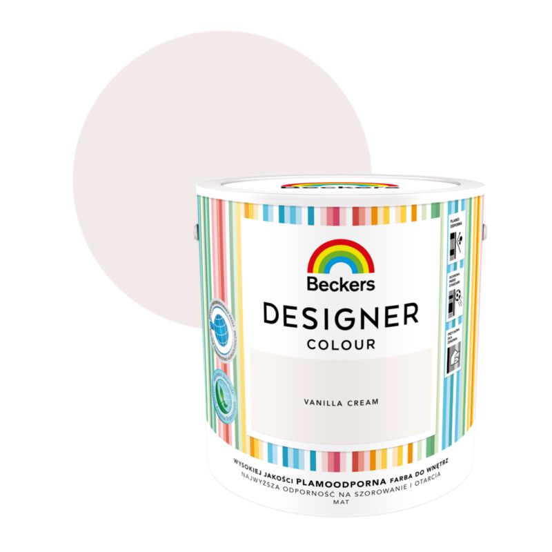Farba kolorowa Beckers Designer Vanilla cream 2,5 l