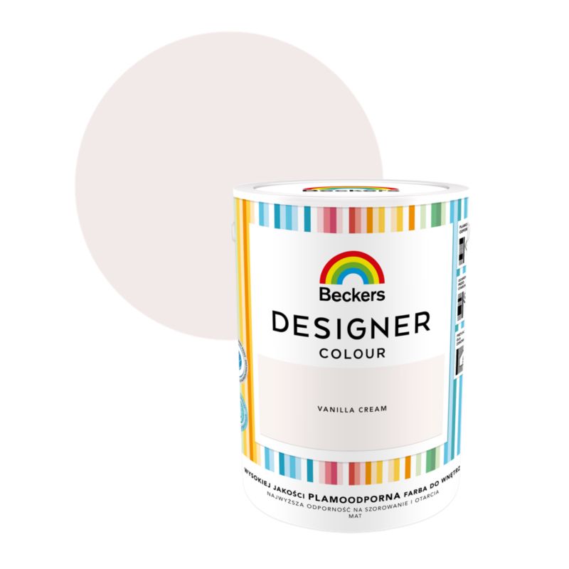 Farba kolorowa Beckers Designer Vanilla cream 5 l