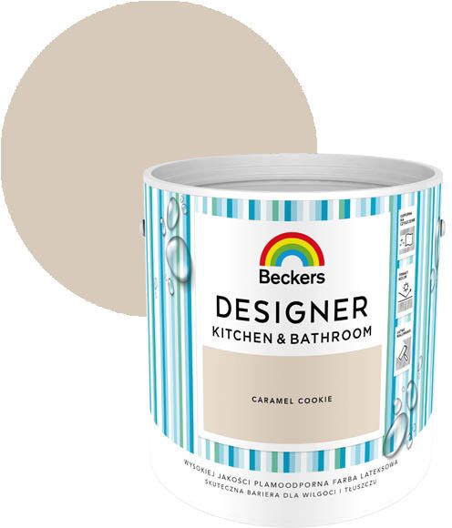 Farba kolorowa Beckers DesignQ138:Q277er Kitchen&Bathroom Caramel Cookie 2,5 l