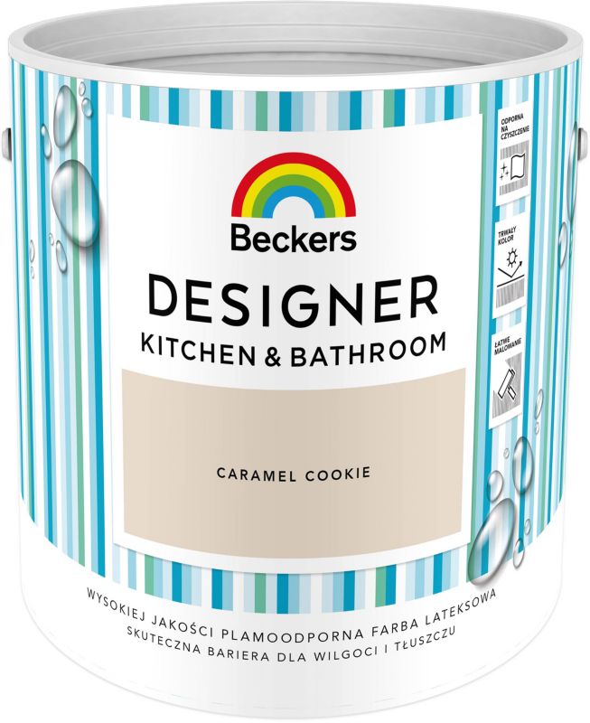 Farba kolorowa Beckers DesignQ138:Q277er Kitchen&Bathroom Caramel Cookie 2,5 l