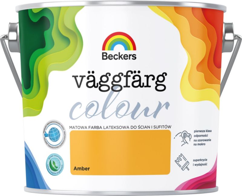 Farba kolorowa Beckers Vaggfarg Colour amber 2,5 l