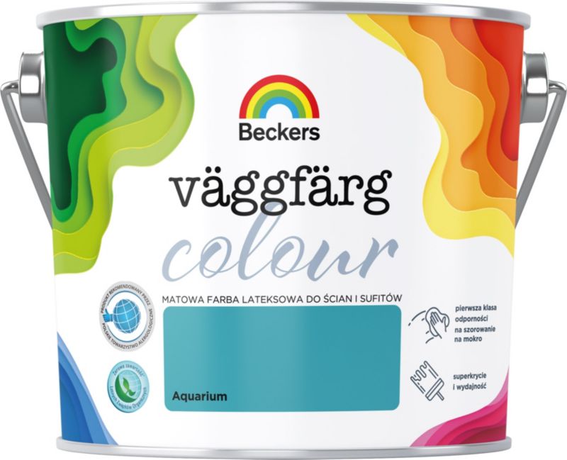 Farba kolorowa Beckers Vaggfarg Colour aquarium 2,5 l