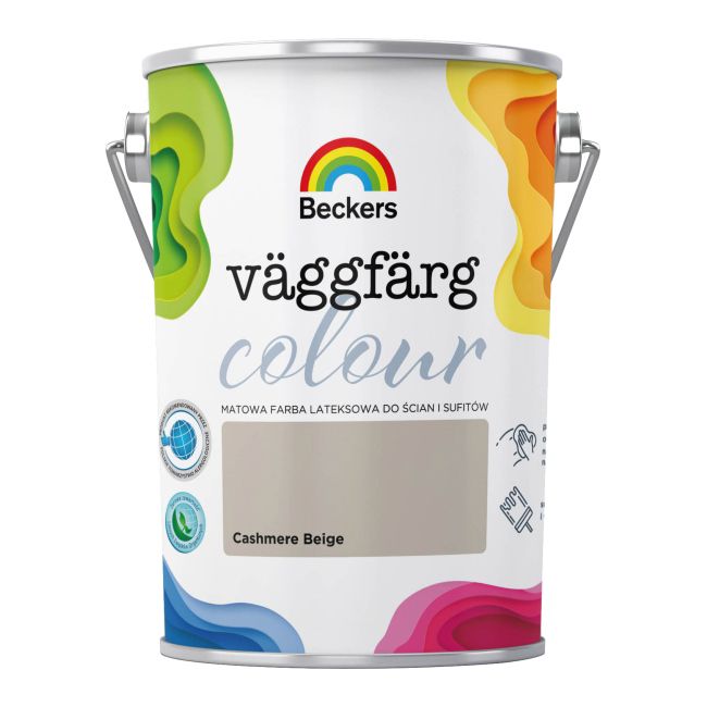 Farba kolorowa Beckers Vaggfarg Colour cashmere beige 5 l
