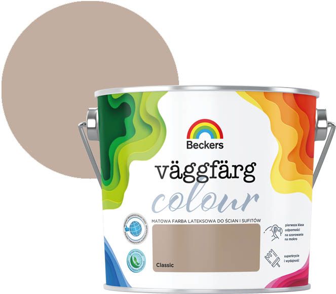 Farba kolorowa Beckers Vaggfarg Colour classic 2,5 l