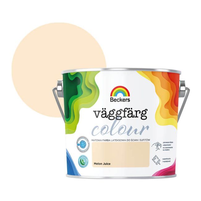 Farba kolorowa Beckers Vaggfarg Colour melon juice 2,5 l