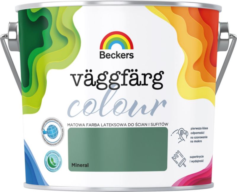 Farba kolorowa Beckers Vaggfarg Colour mineral 2,5 l