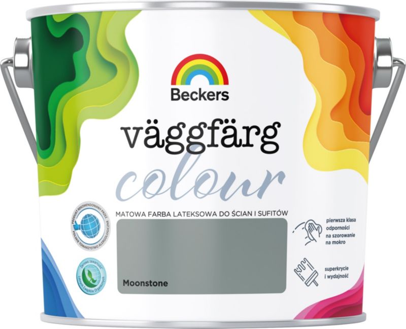 Farba kolorowa Beckers Vaggfarg Colour moonstone 2,5 l