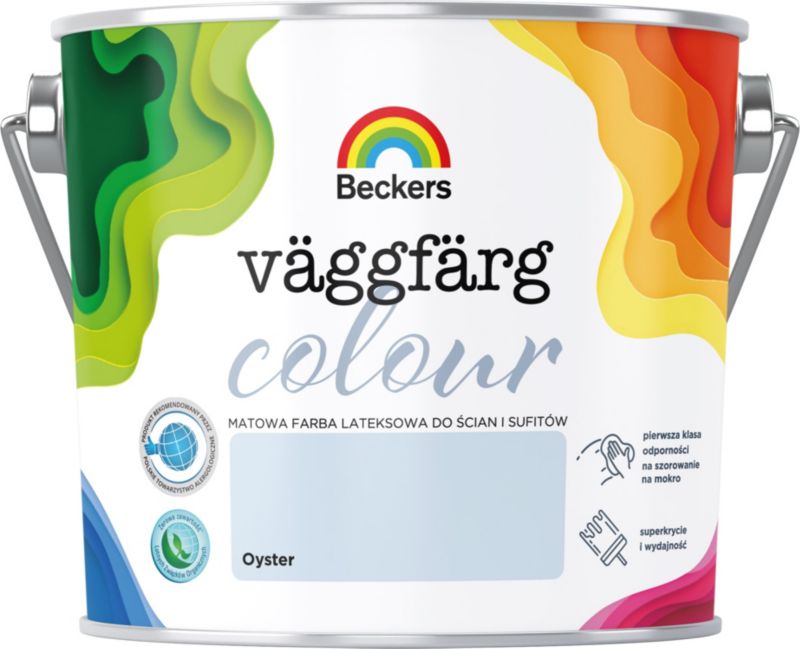 Farba kolorowa Beckers Vaggfarg Colour oyster 2,5 l