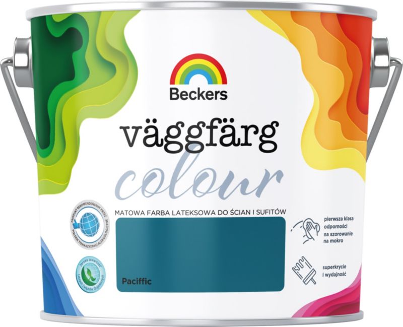 Farba kolorowa Beckers Vaggfarg Colour pacific 2,5 l