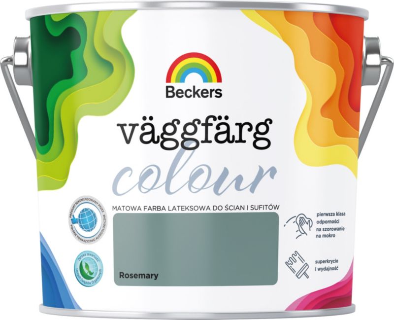 Farba kolorowa Beckers Vaggfarg Colour rosemary 2,5 l