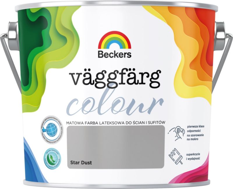 Farba kolorowa Beckers Vaggfarg Colour star dust 2,5 l