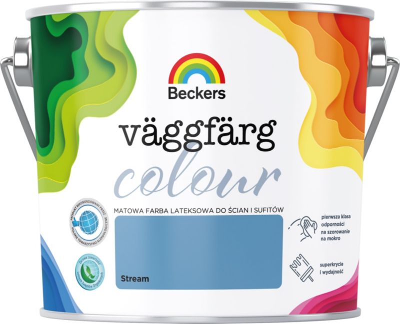 Farba kolorowa Beckers Vaggfarg Colour stream 2,5 l