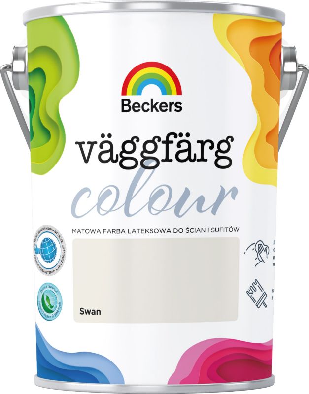 Farba kolorowa Beckers Vaggfarg Colour swan 5 l