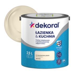 Farba kolorowa Dekoral Łazienka & Kuchnia kamienista plaża 2,5 l