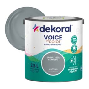 Farba kolorowa Dekoral Voice of Color srebrzysta szarość 2,5 l