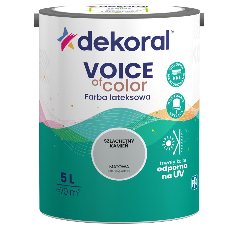 Farba kolorowa Dekoral Voice of Color szlachetny kamień 5 l