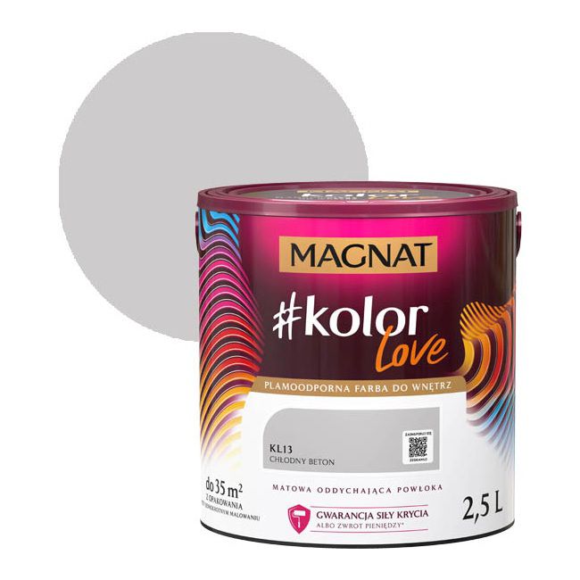 Farba kolorowa Magnat #kolorLove chłodny beton 2,5 l