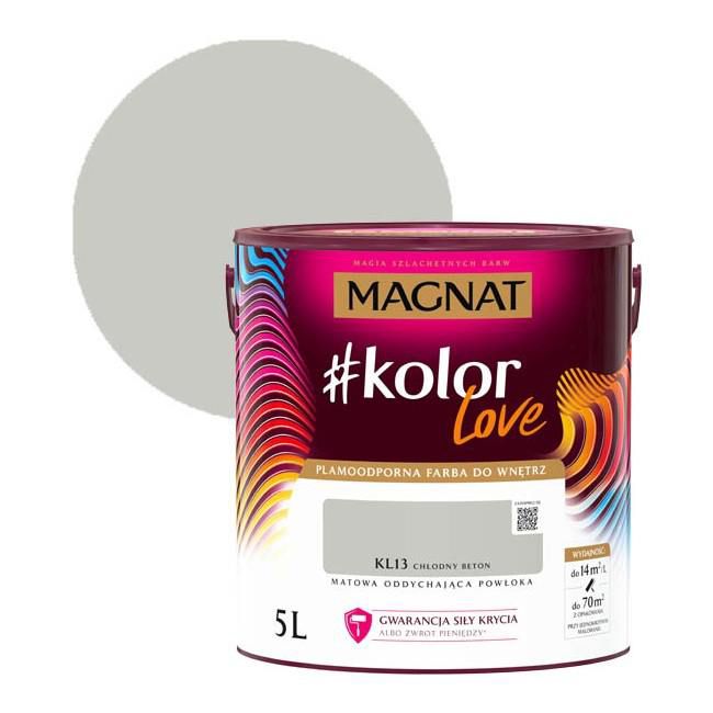 Farba kolorowa Magnat #kolorLove chłodny beton 5 l