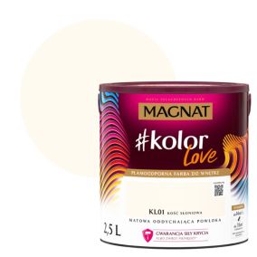 Farba kolorowa Magnat #kolorLove KL01 kość słoniowa 2,5 l