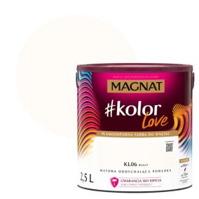 Farba kolorowa Magnat #kolorLove KL06 biały 2,5 l