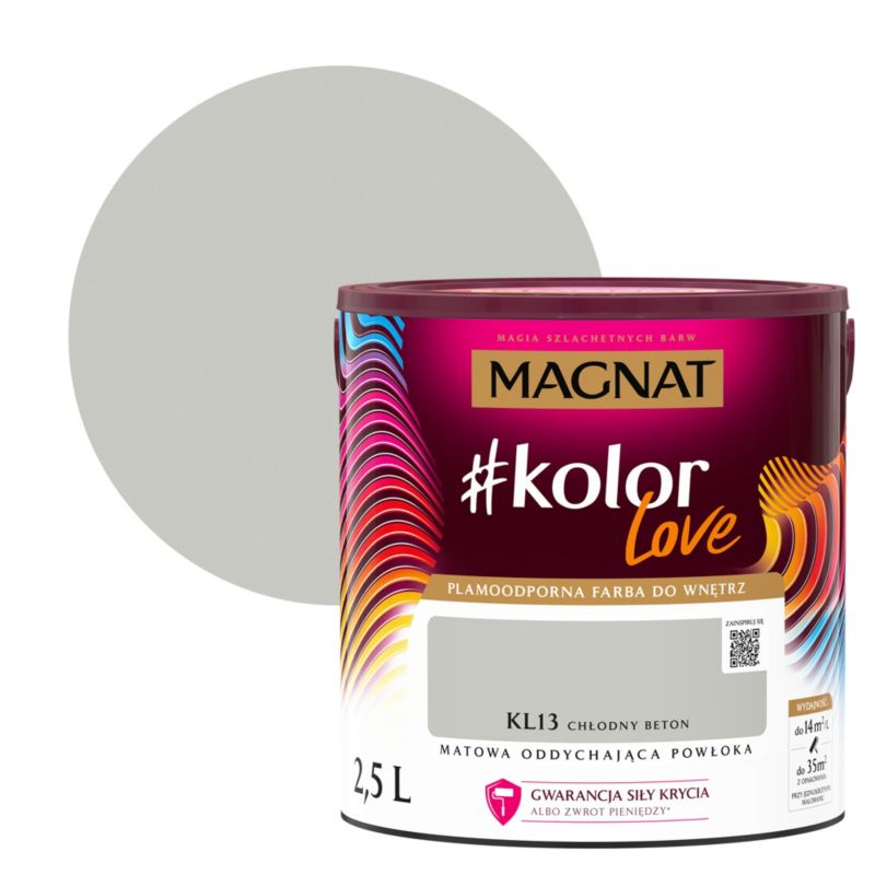 Farba kolorowa Magnat #kolorLove KL13 chłodny beton 2,5 l