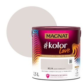 Farba kolorowa Magnat #kolorLove KL14 jasny popielaty 2,5 l