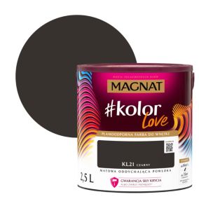 Farba kolorowa Magnat #kolorLove KL21 czarny 2,5 l