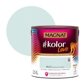 Farba kolorowa Magnat #kolorLove KL23 delikatna mięta 2,5 l