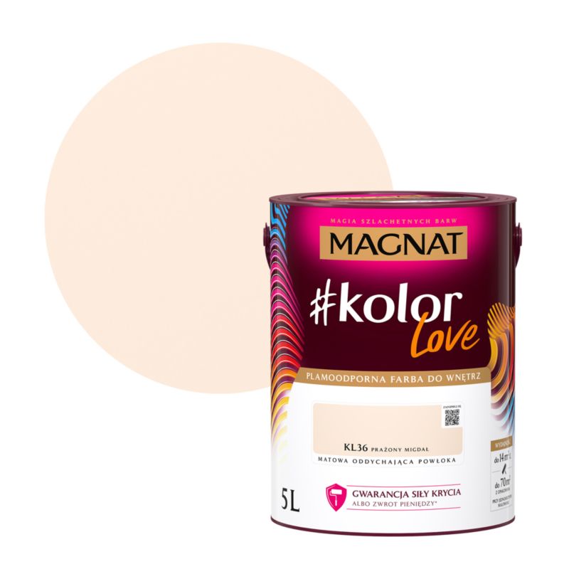 Farba kolorowa Magnat #kolorLove KL36 prażony migdał 5 l