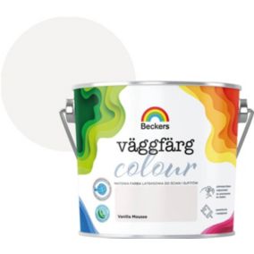 Farba kolorowa plamoodporna Beckers Vaggfarg Colour vanilla mousse 2,5 l