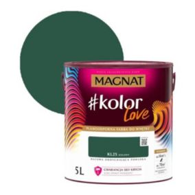 Farba kolorowa plamoodporna Magnat #kolorLove KL25 zielony 5 l