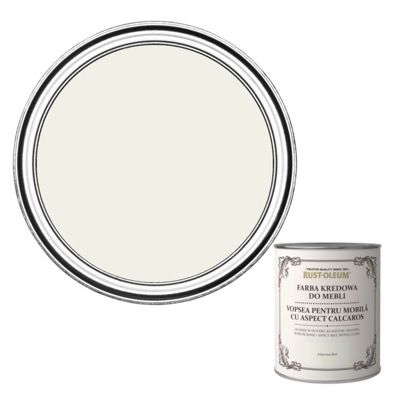 Farba kredowa do mebli Rust-Oleum antyczna biel 0,125 l