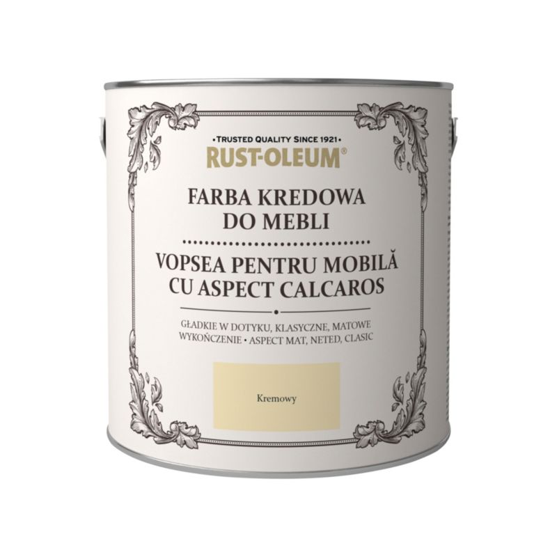 Farba kredowa do mebli Rust-Oleum kremowy 2,5 l